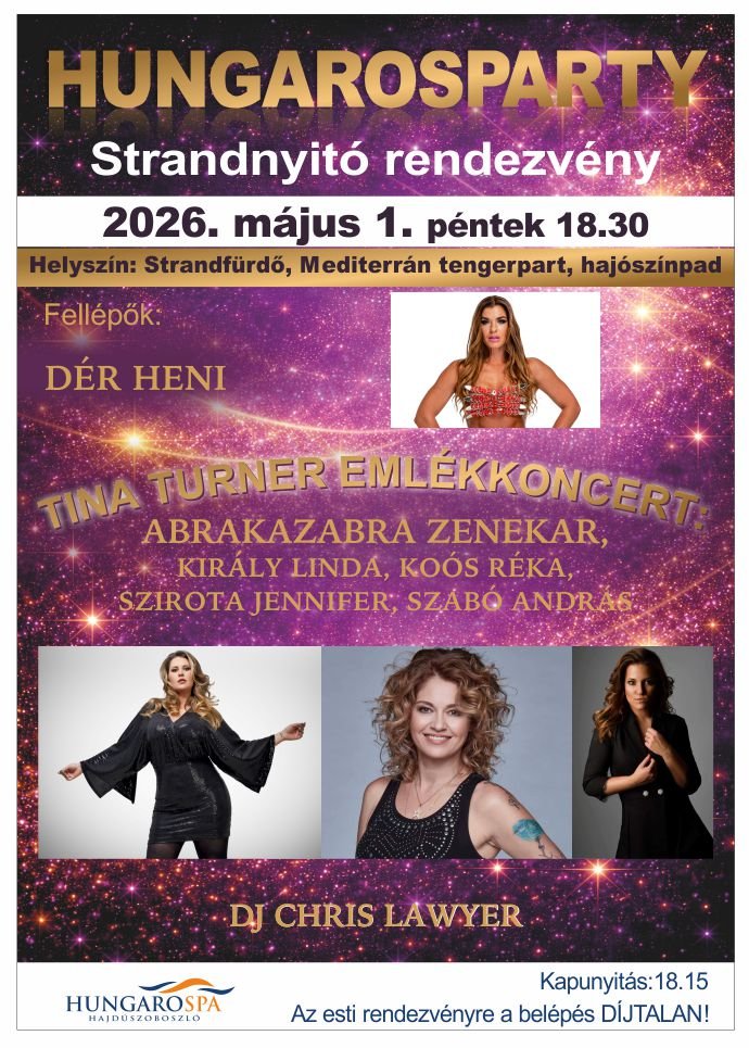 Hungarosparty Strandnyitó 2026